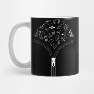 Zipper and items Mug